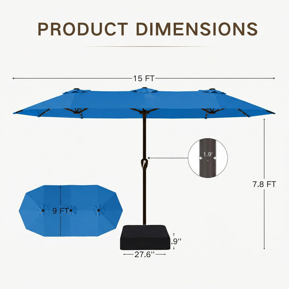 Kingdura nighttime scene with lit umbrella creating cozy ambiance