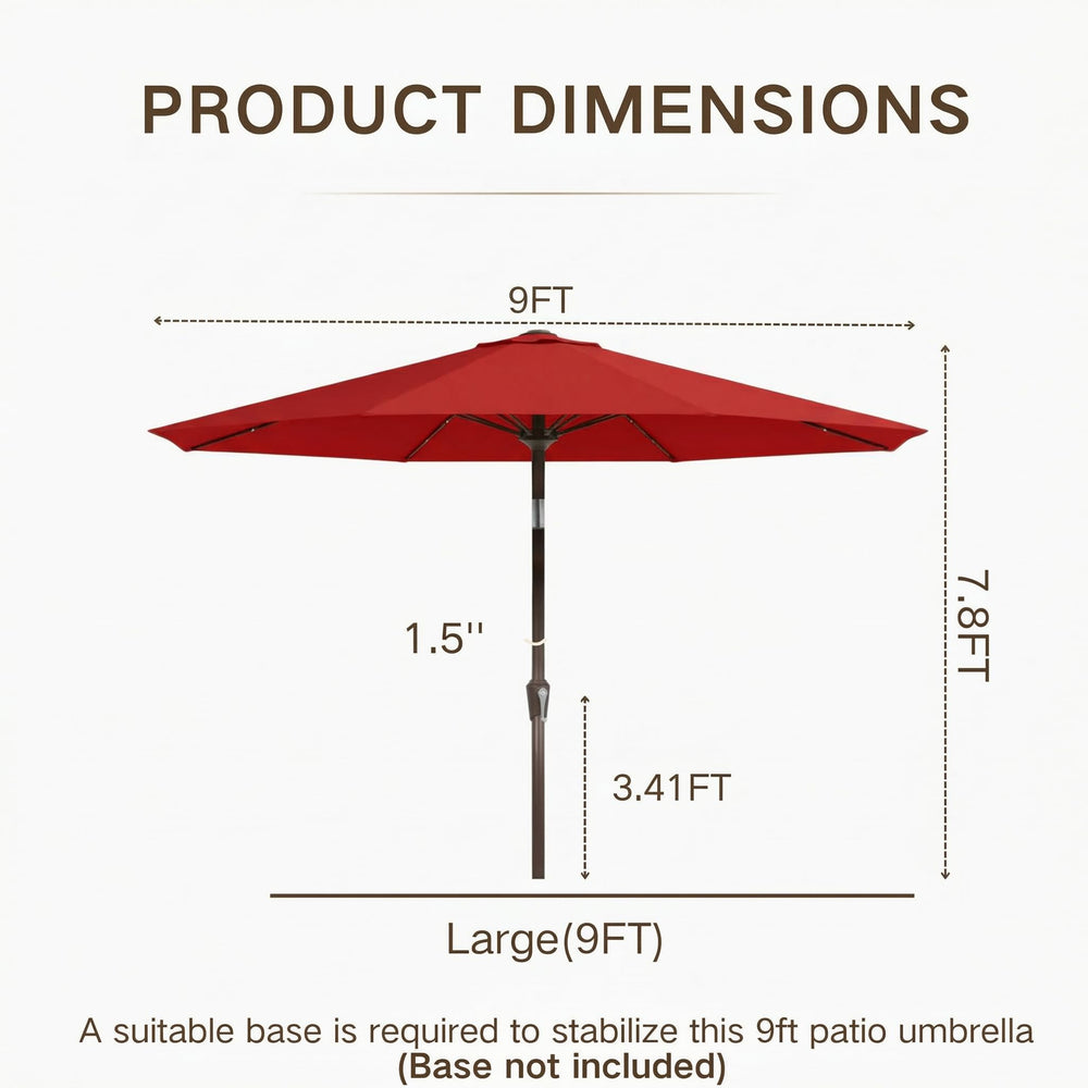 Kingdura pole showing 1.5-inch diameter and compatibility with standard bases