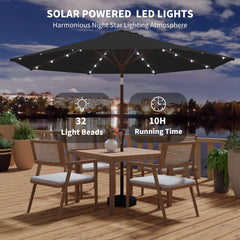 Kingdura solar panel top detail highlighting hands-free charging benefit
