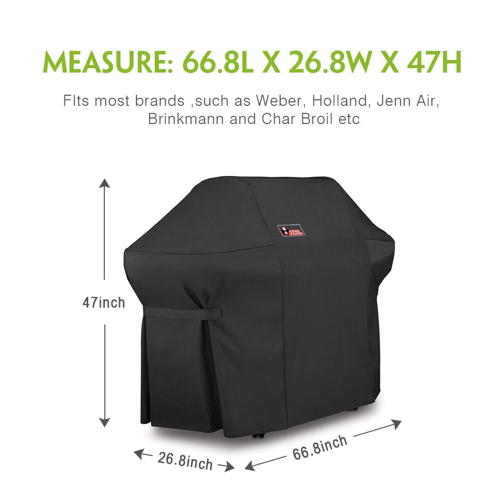 Kingkong side view velcro strap secures cover firmly in wind