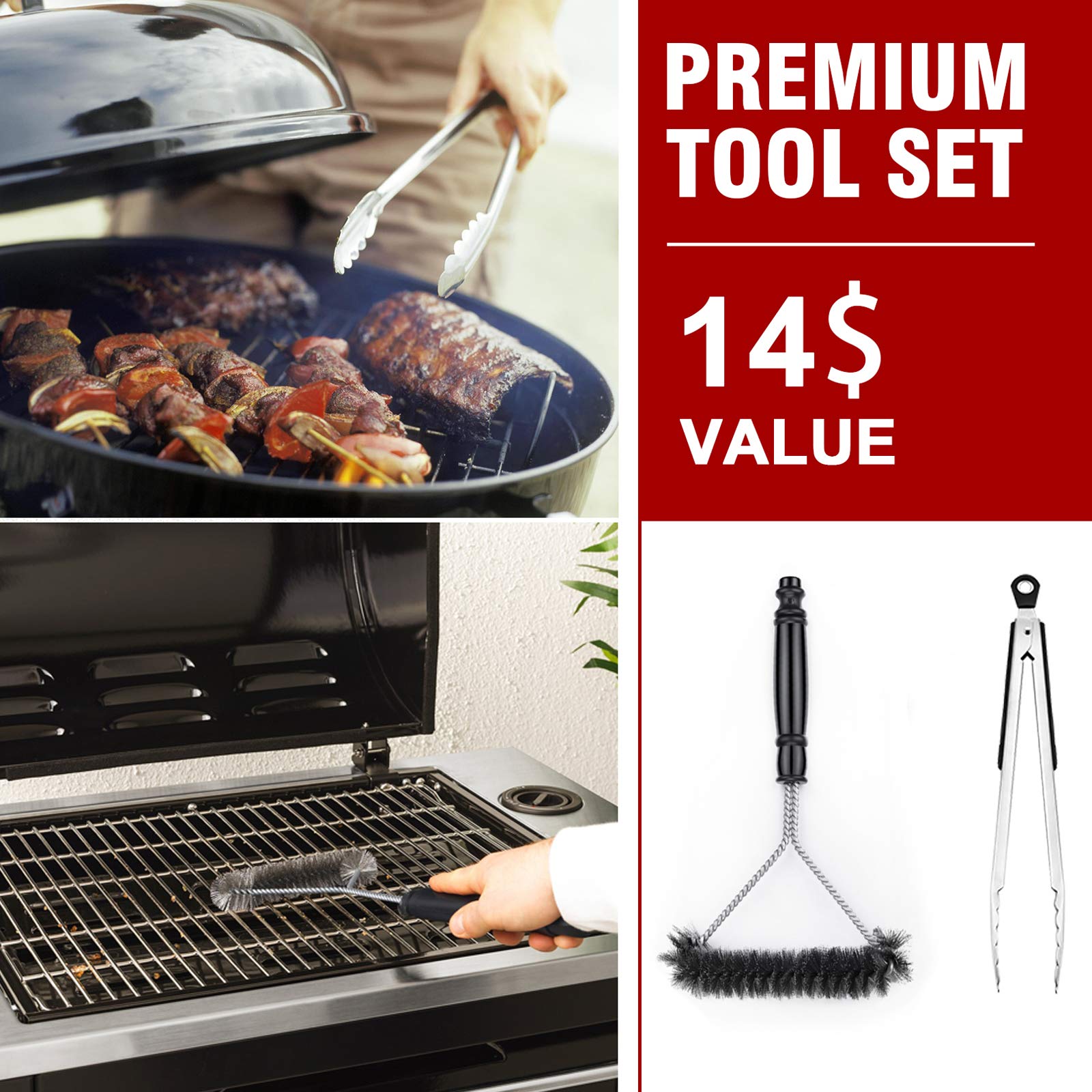 Kingkong size comparison with grill to confirm compatibility and correct dimensions