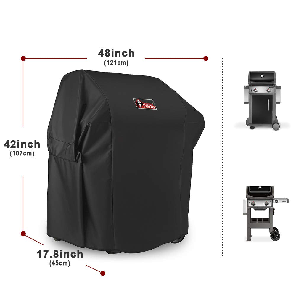 Kingkong Velcro strap detail securing cover against wind and movement