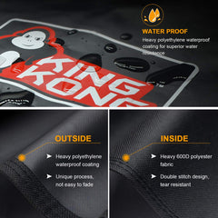 Kingkong Velcro strap detail illustrating secure wind-resistant fastening