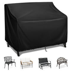 Kingling front view showing full bench cover protecting seat and back