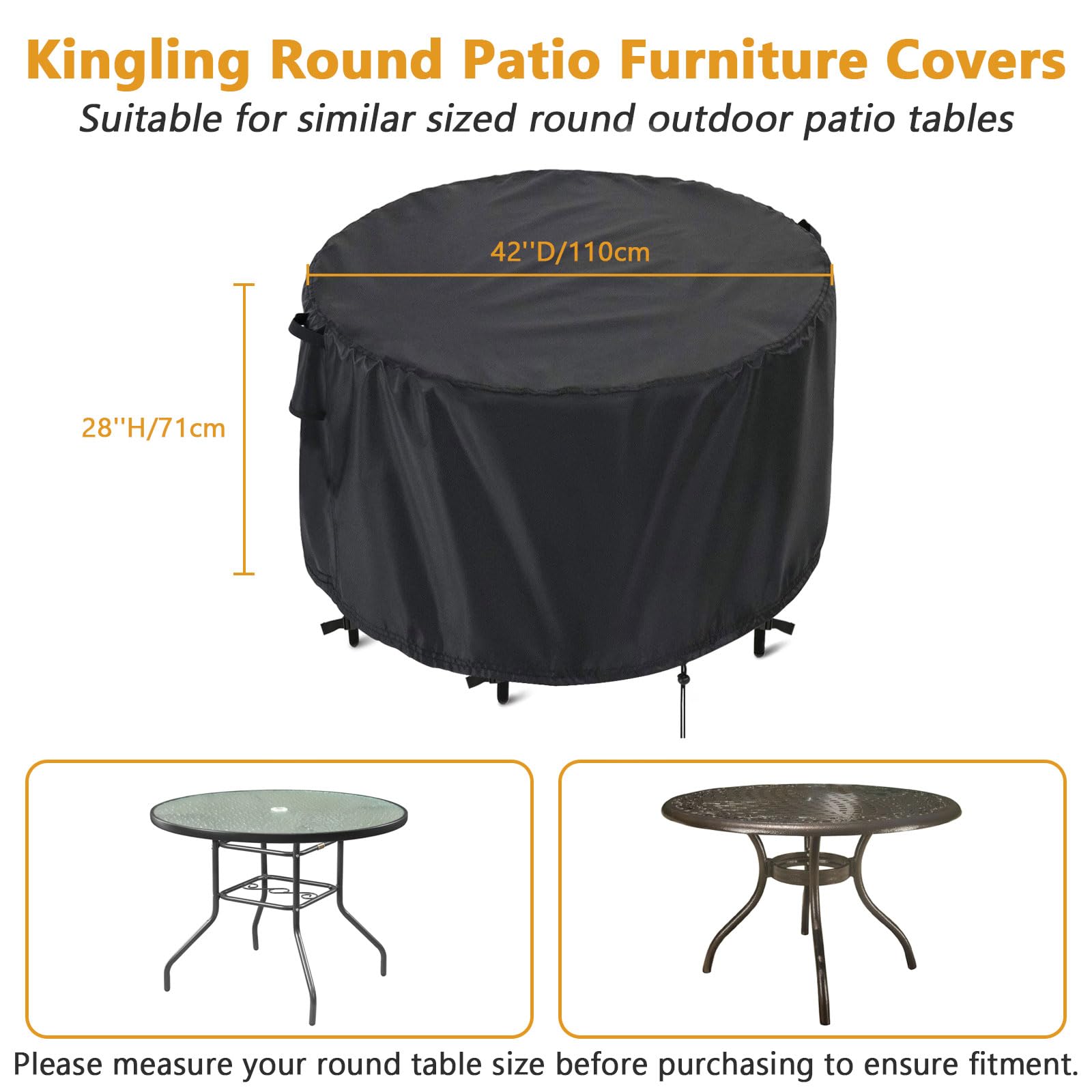 Kingling close-up of 500D oxford fabric texture, durable waterproofing benefit