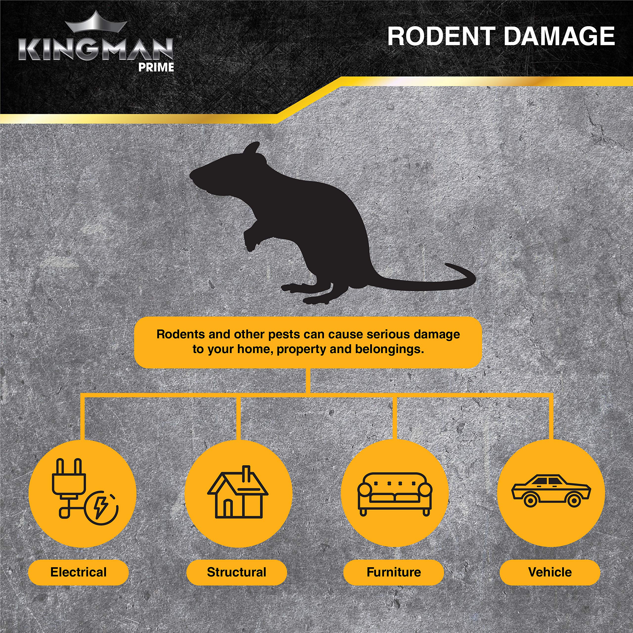 KINGMAN PRIME used trap sealed in a bag showing safe, sanitary disposal method