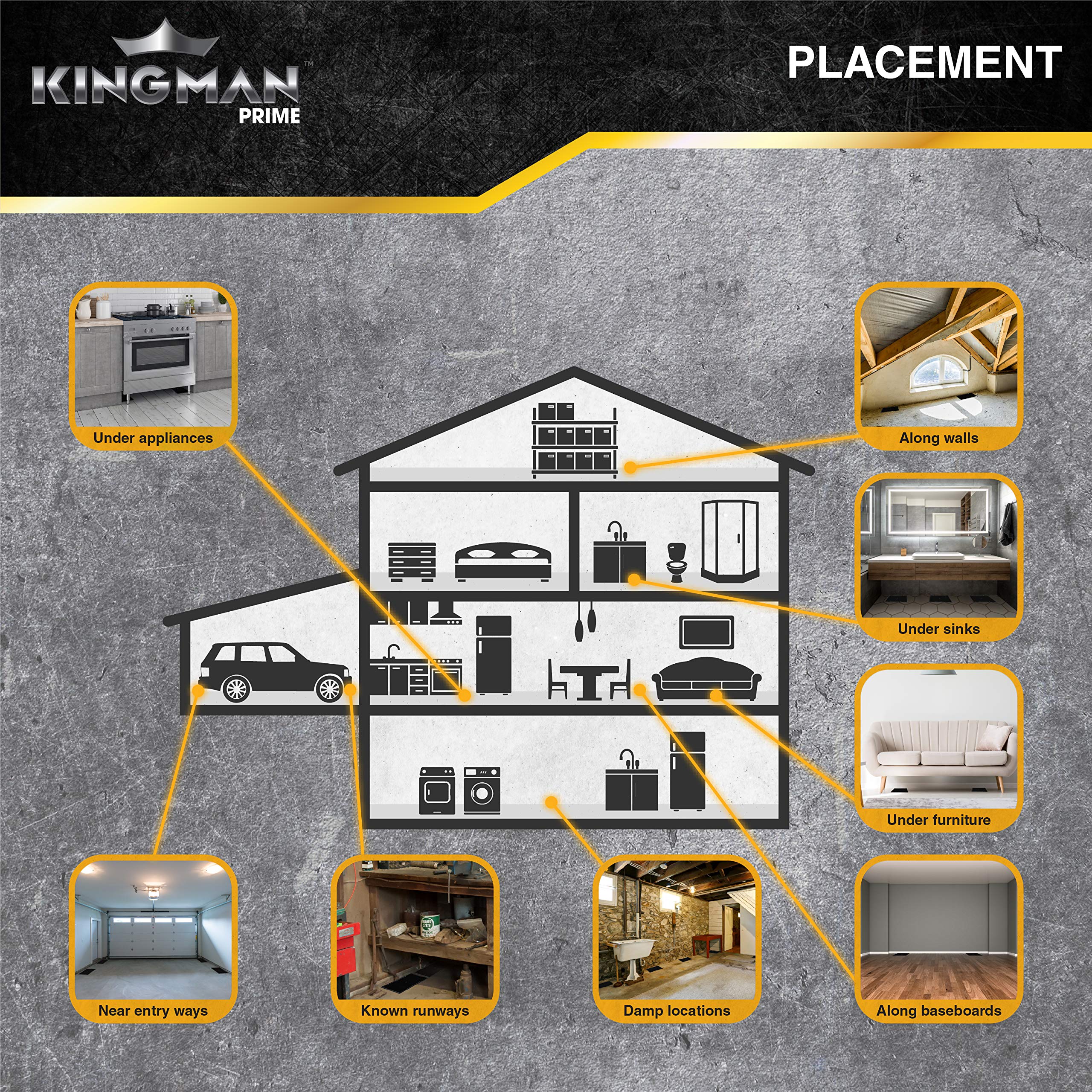 KINGMAN PRIME label close-up indicating high-quality Korean manufacturing and reliability