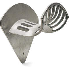 Kings County Tools front view of silver hose holder showing compact design and neat storage benefit