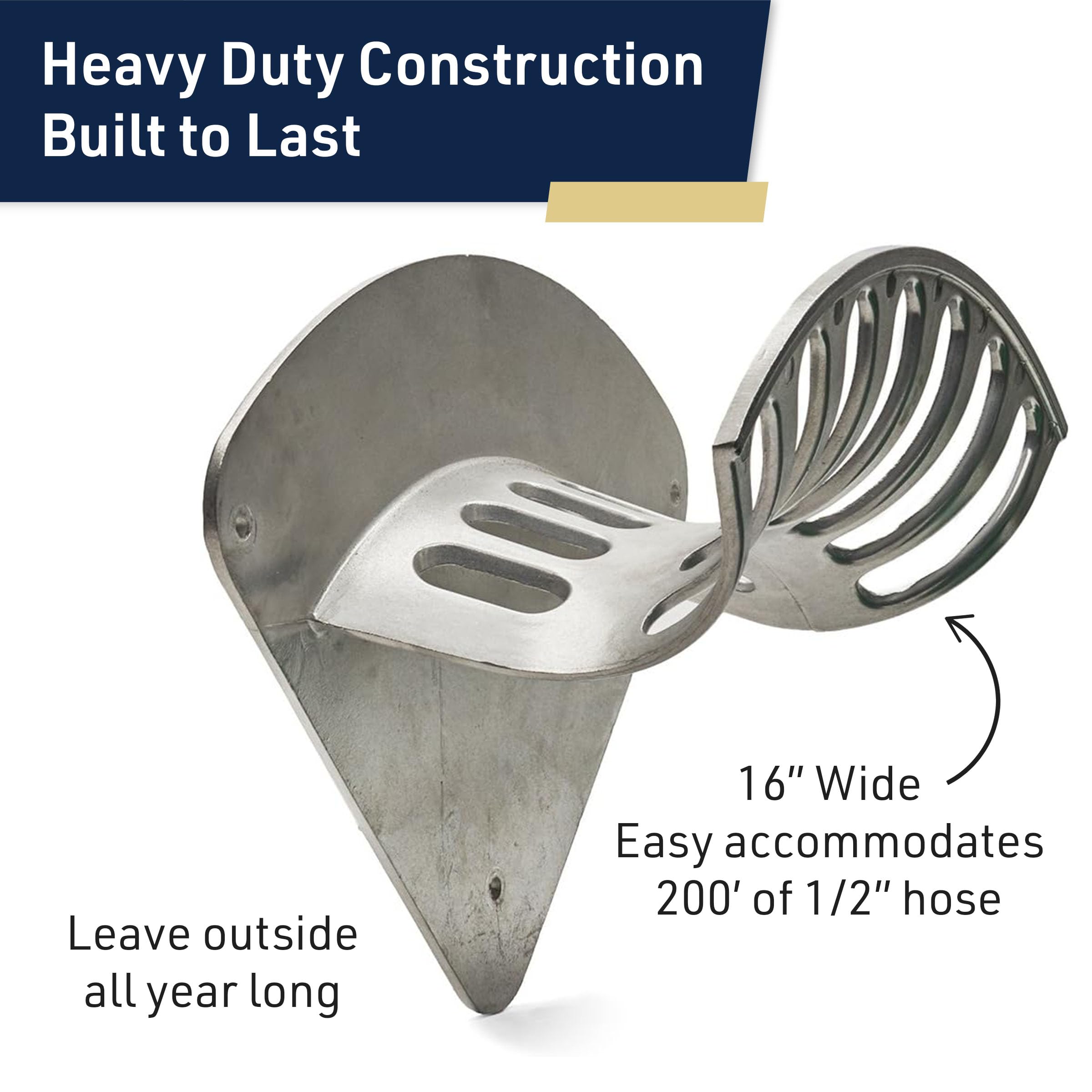 Kings County Tools with tape measure for scale showing 16-inch width and capacity benefit