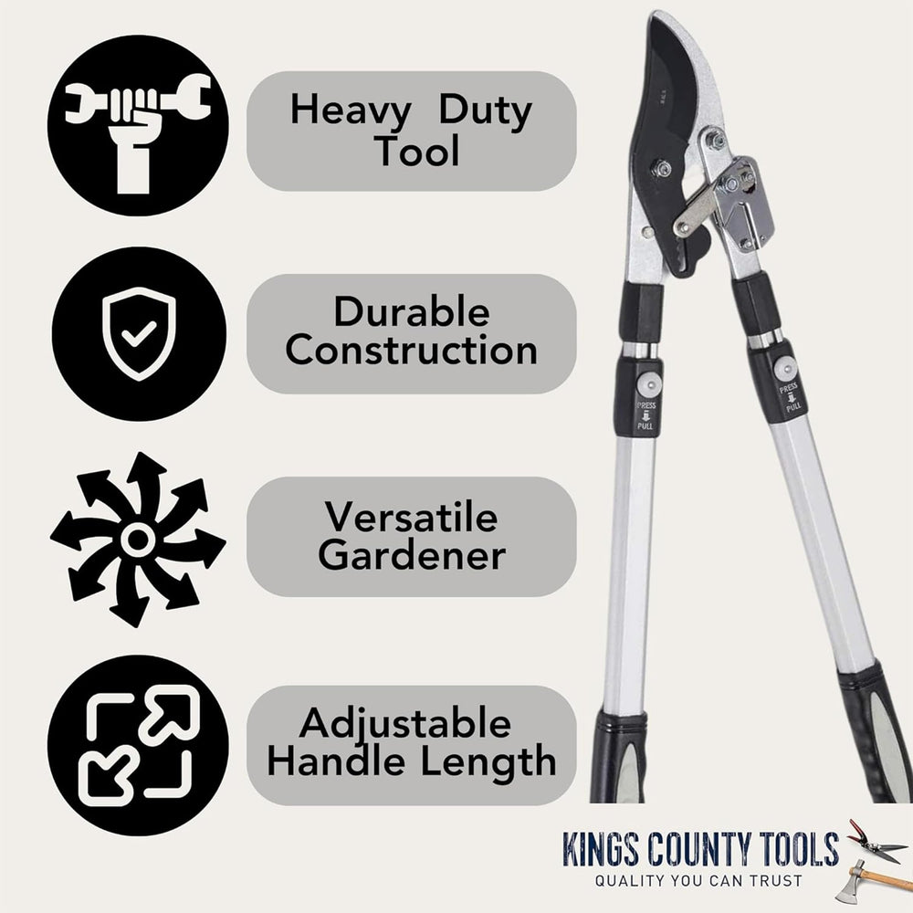 Kings County Tools blade close-up showing sharp alloy steel edge for clean cuts