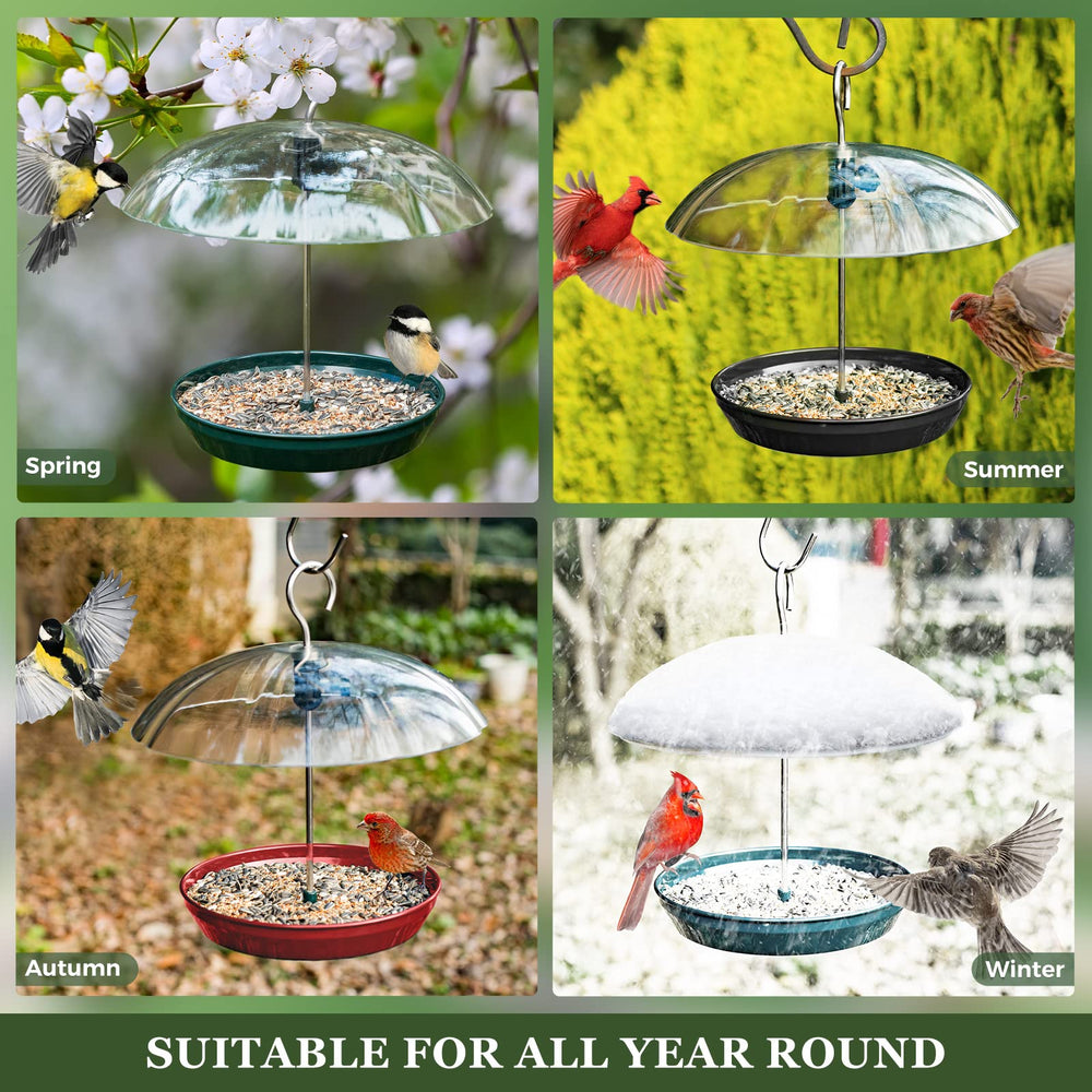 Kingsyard feeder hanging in a garden shows attractive setup and improved birdwatching