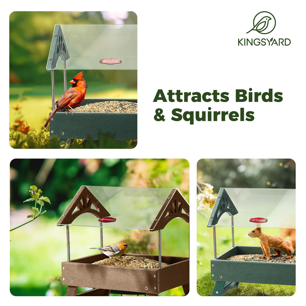 Kingsyard folded legs compact storage for easy seasonal stowing benefit