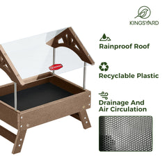 Kingsyard metal mesh bottom detail demonstrating efficient drainage