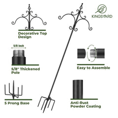 Kingsyard powder-coated surface detail showing rust resistance and durability