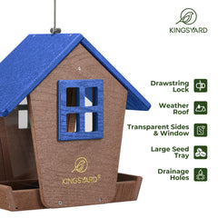 Kingsyard recycled plastic texture highlighting durable, weatherproof finish