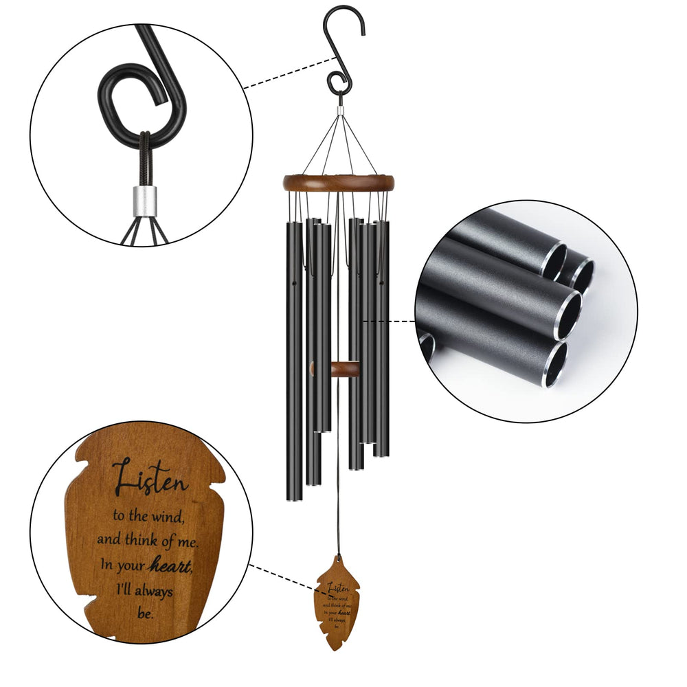 Kingtto hanging in garden setting offering soothing sound and tasteful outdoor decor