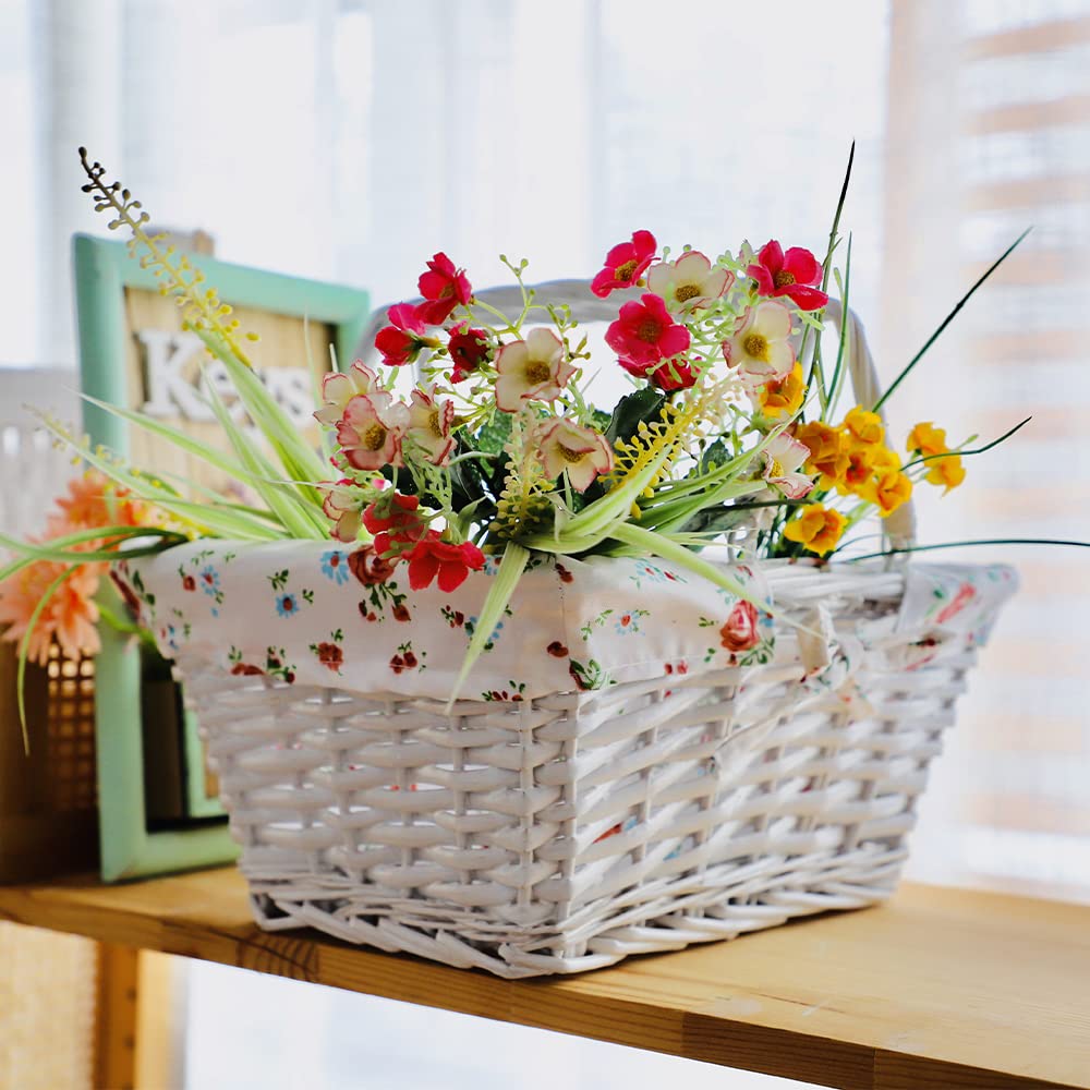 KINGWILLOW basket in bedroom setting adding tidy decor benefit