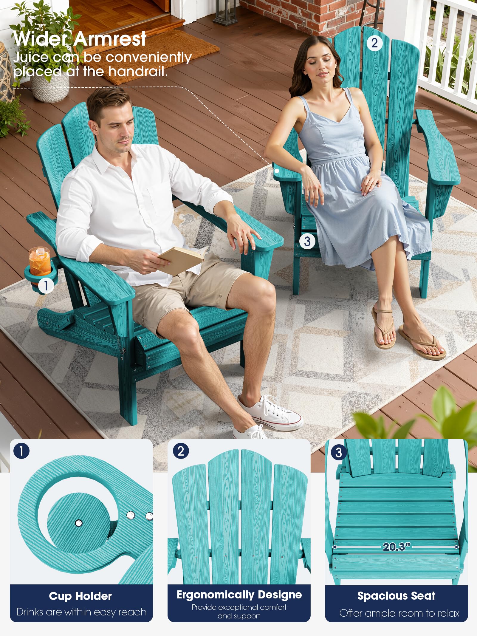 KINGYES chairs folded flat demonstrating easy storage and space saving