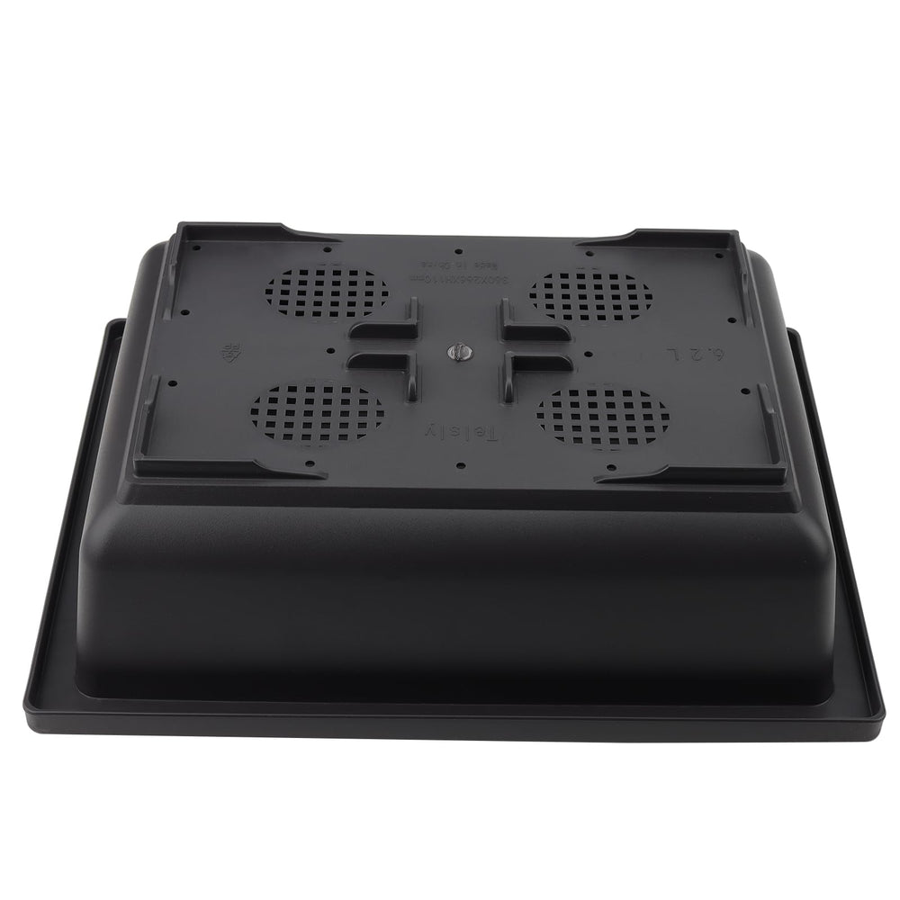 KINJOEK matching drainage tray attached under pot protecting surfaces from water