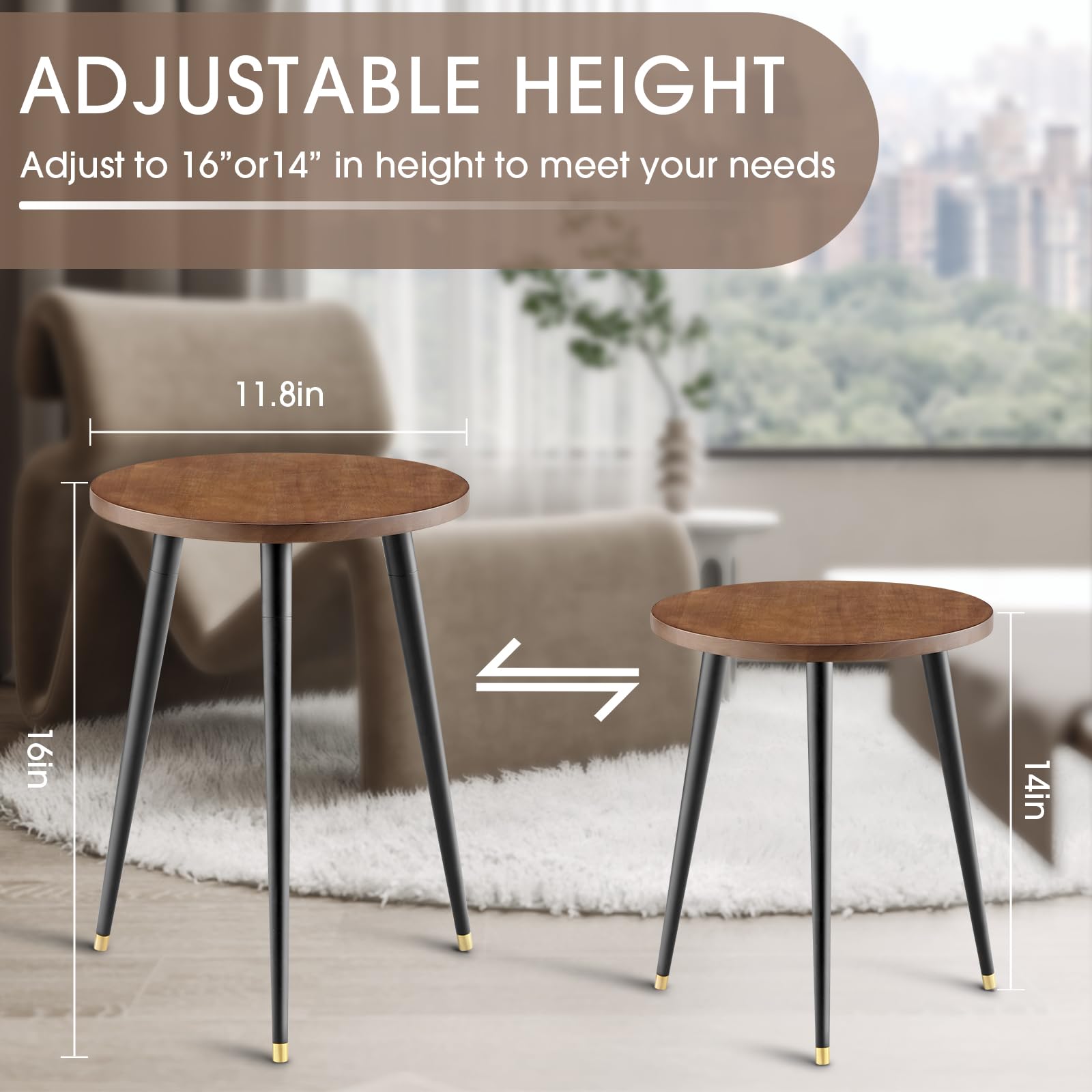 KINNARY soporte en uso con maceta grande que realza la decoración interior