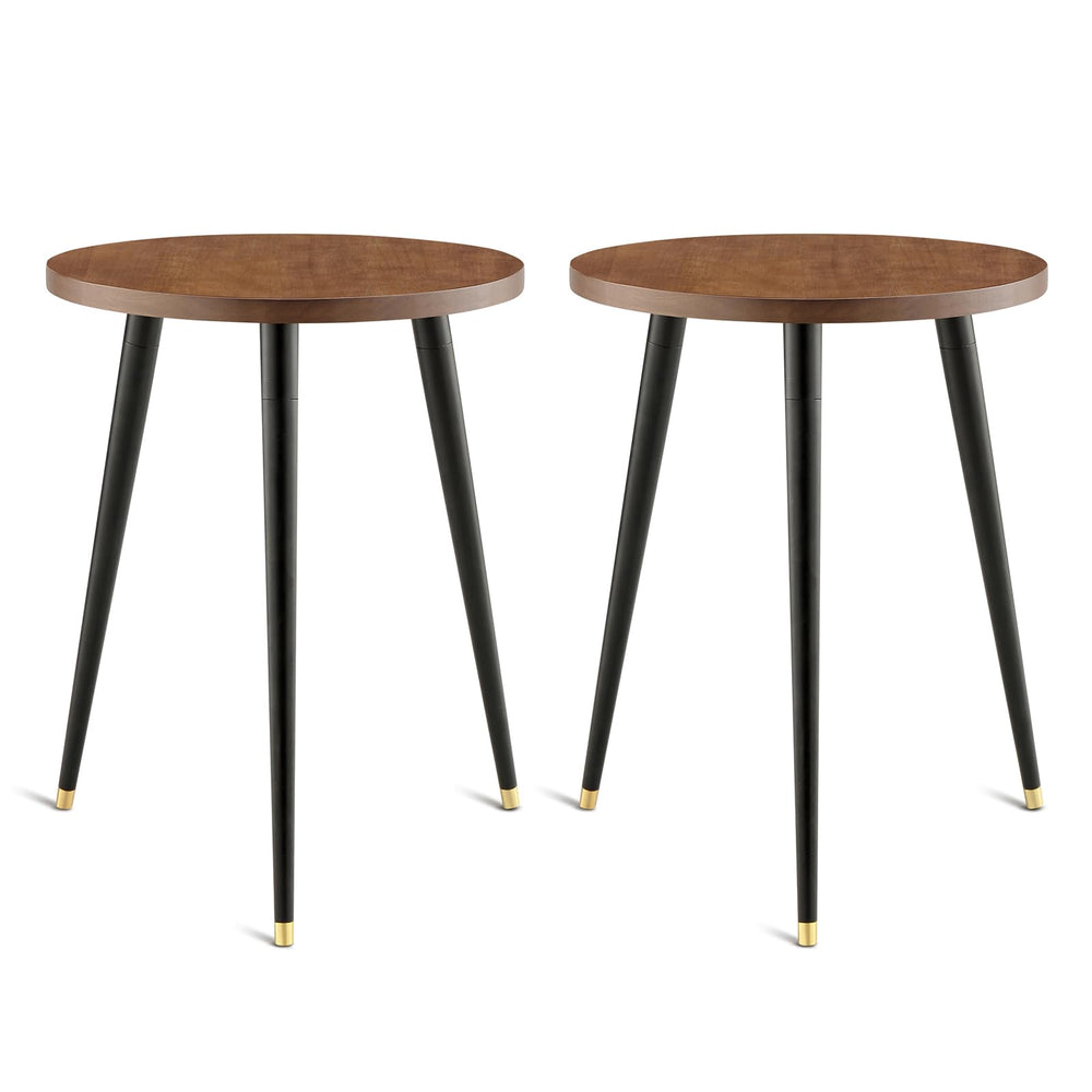 KINNARY vista frontal del soporte mostrando diseño mid-century y estabilidad