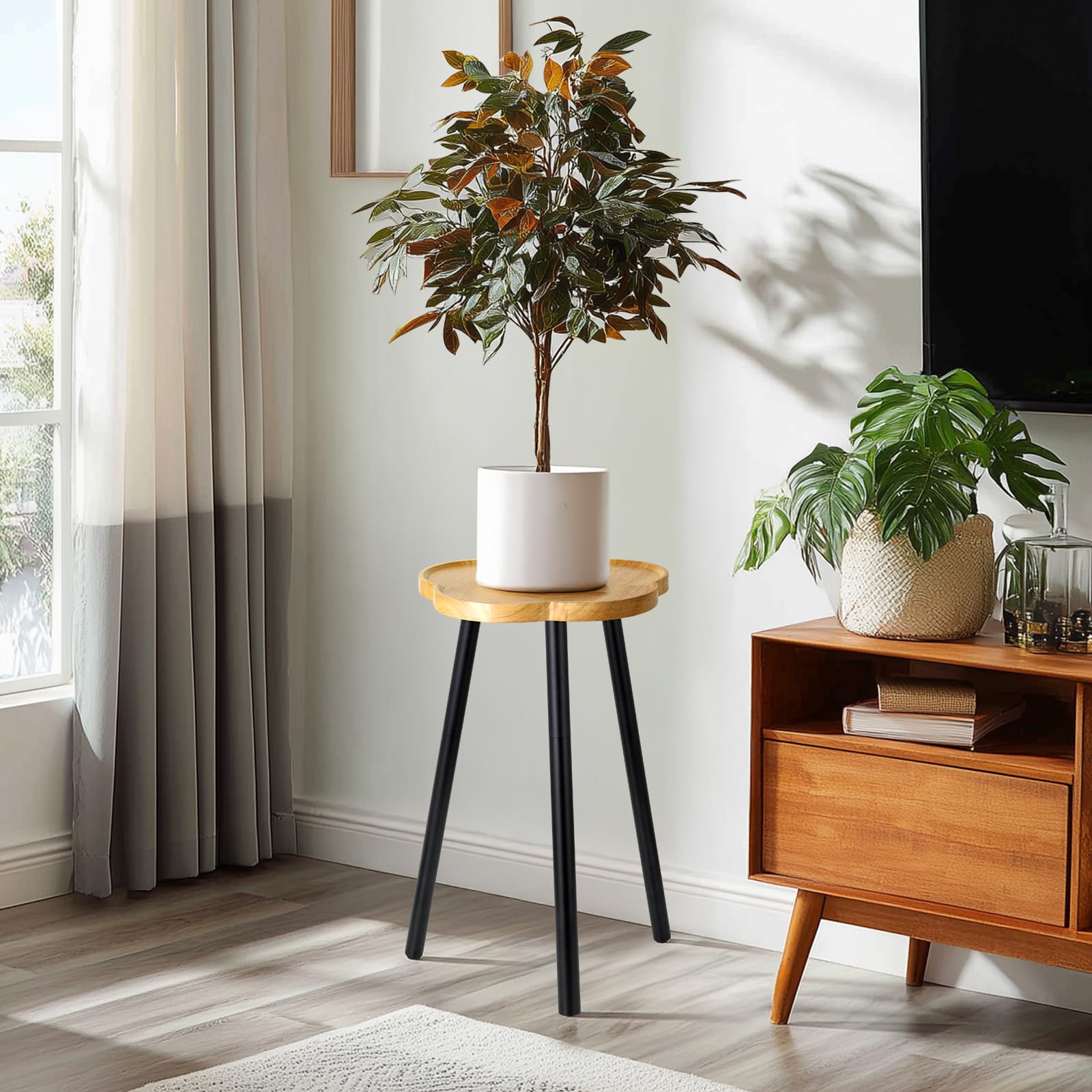 KINNARY walnut finish texture showing wood grain and easy-to-clean surface