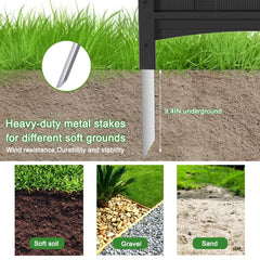 KINYING assembled enclosure hiding pool pump for cleaner outdoor look
