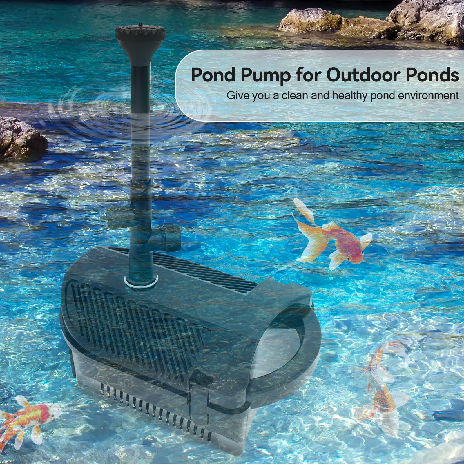 KioGro pump ABS casing highlighting waterproof protection and longevity