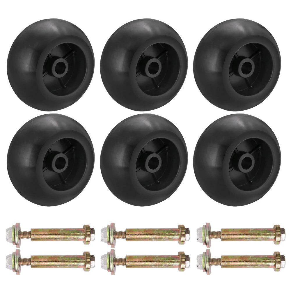 kipa front packaging wheels showing six-wheel kit and clear labeling for easy replacement
