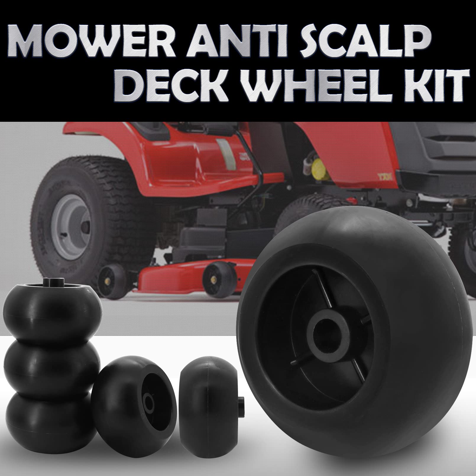 kipa wheels mounted on deck demonstrating direct-fit replacement benefit