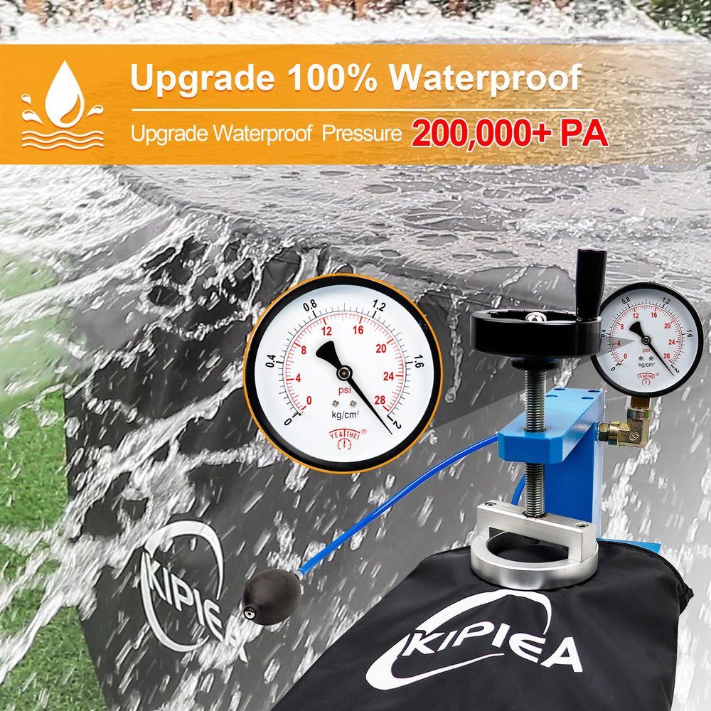 Kipiea buckle and drawstring lock ensuring windproof stability