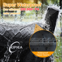 Kipiea heavy-duty buckle detail demonstrating windproof security