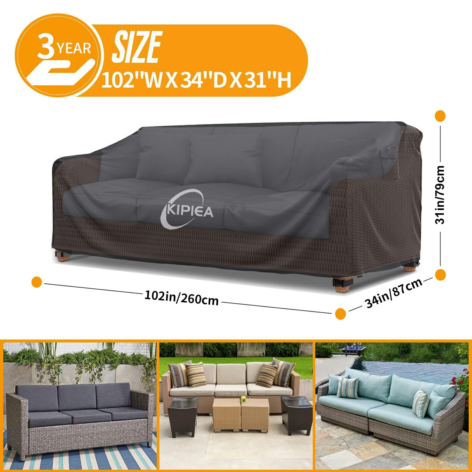 Kipiea close-up of 420D fabric texture showing durable protection