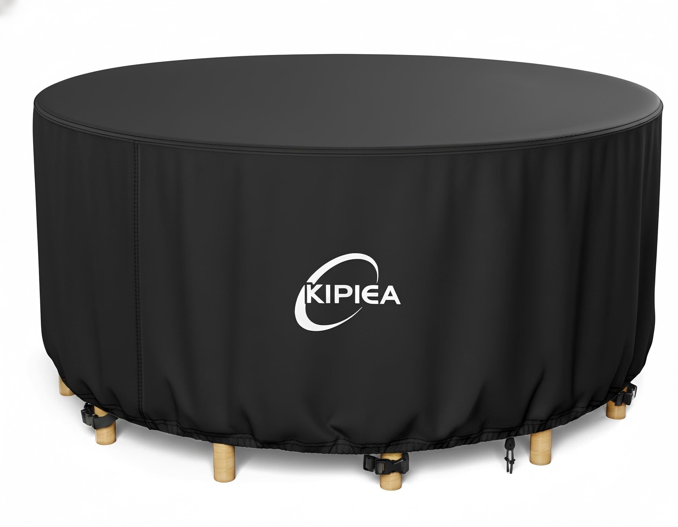 Kipiea front view showing snug fit and full table protection