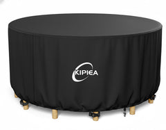 Kipiea front view showing snug fit and full table protection