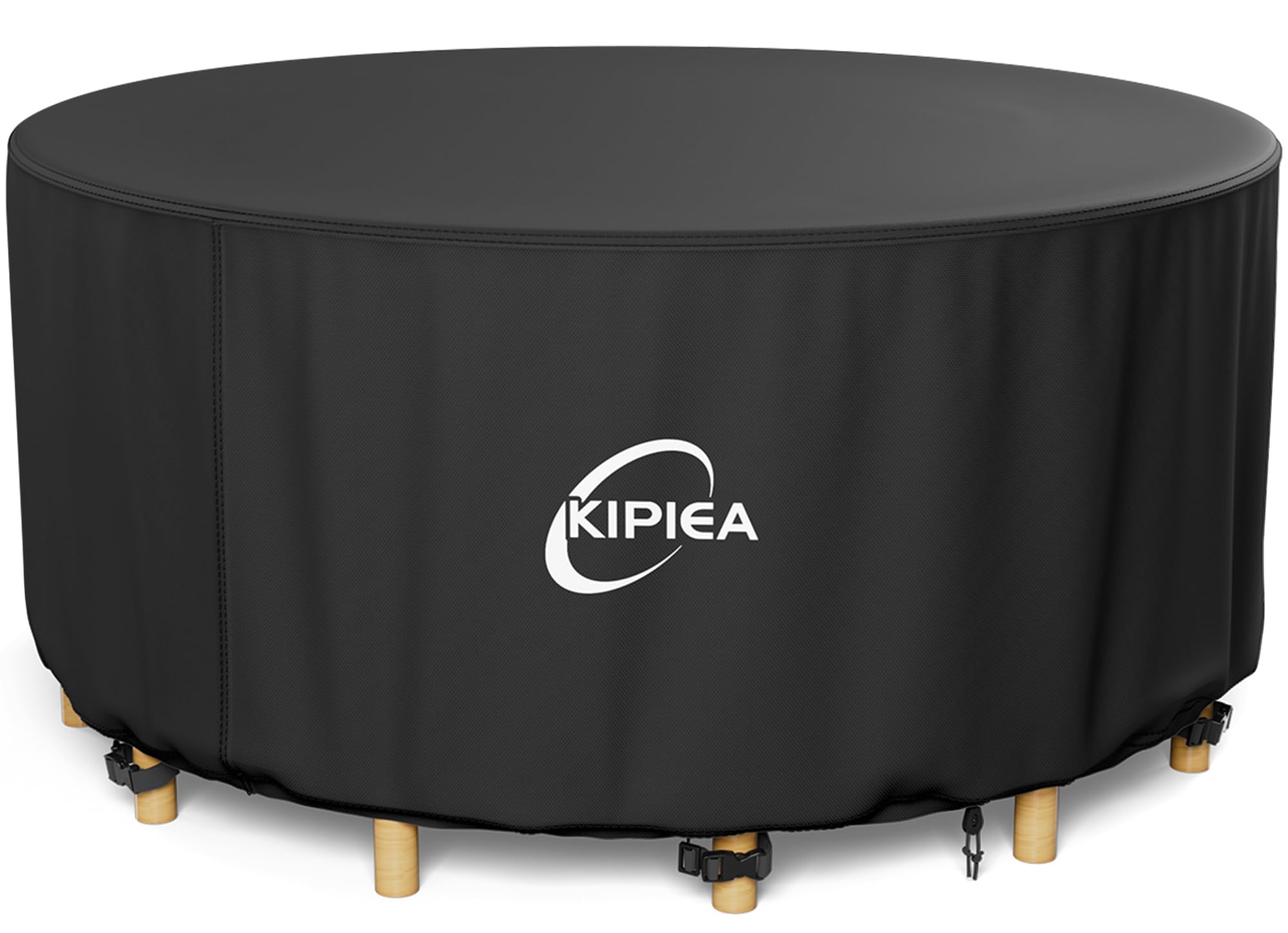 Kipiea front packaging showing cover and size, protects furniture outdoors