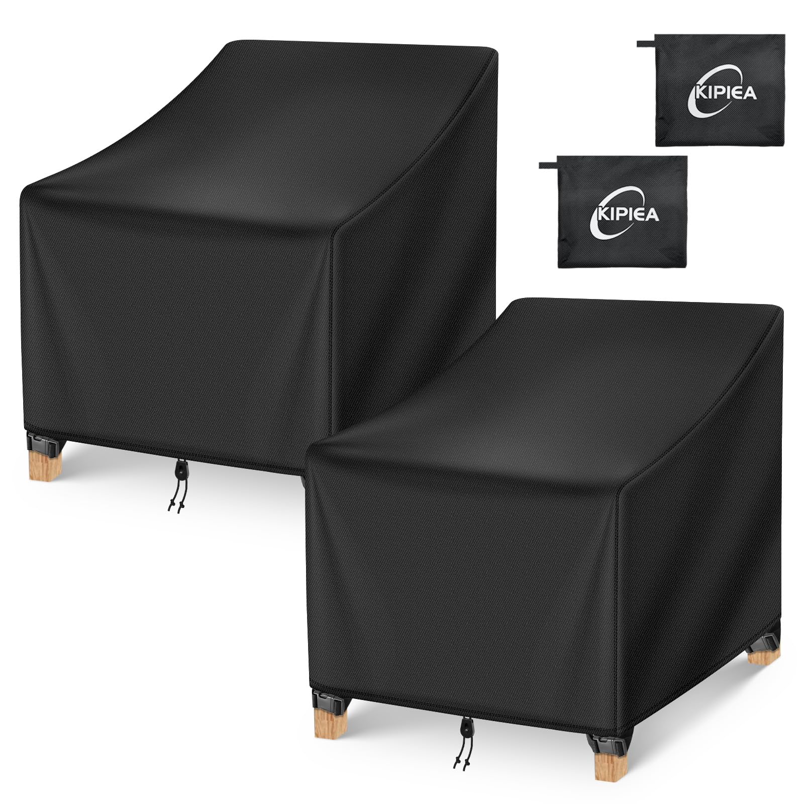 Kipiea front view cover protecting patio chair and preventing water damage