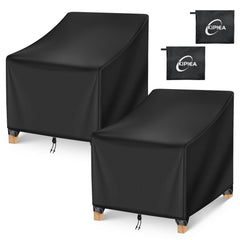 Kipiea front view cover protecting patio chair and preventing water damage