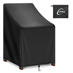 Kipiea front view cover protecting a patio chair for weather resistance