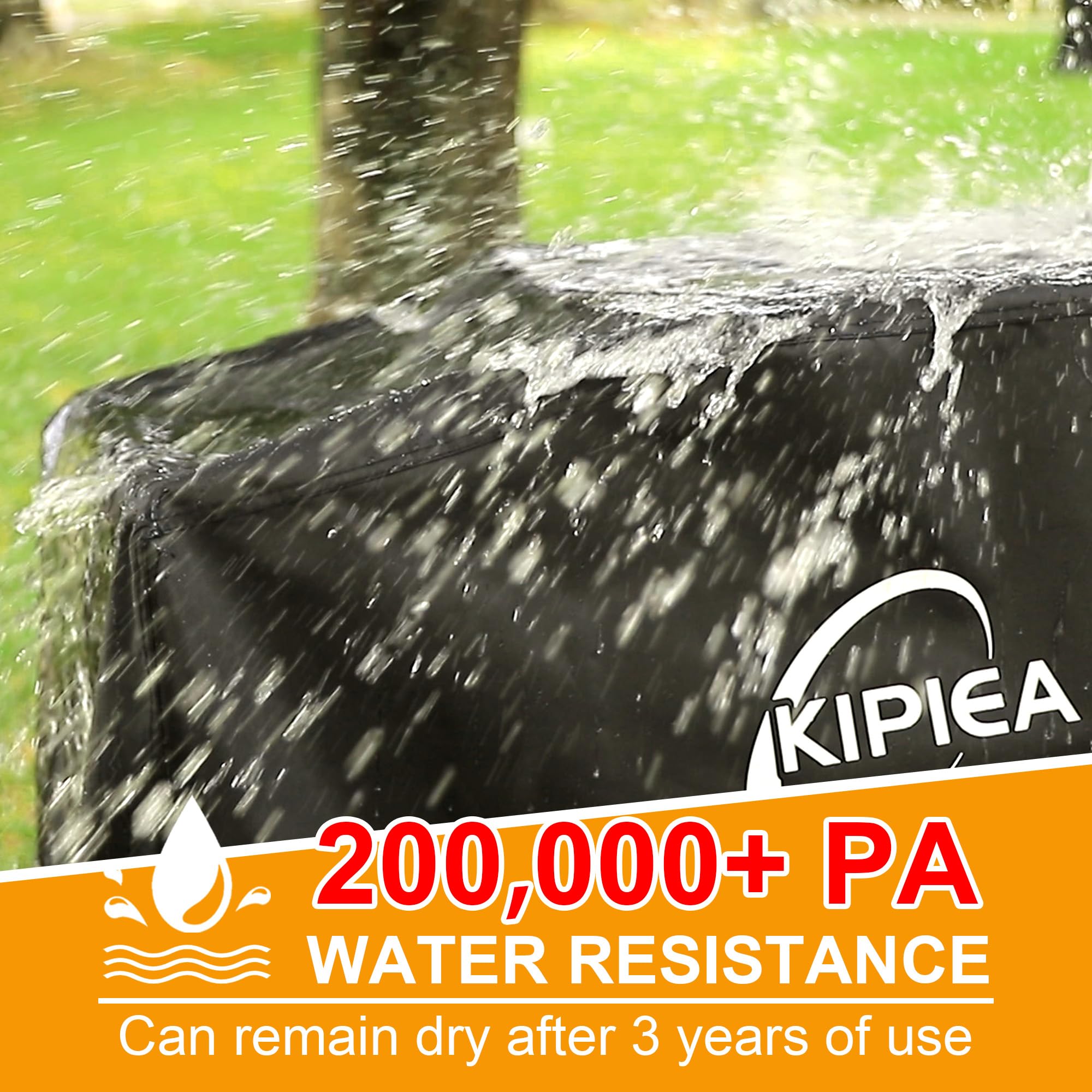 Kipiea drawstring adjuster tightened for snug weatherproof fit