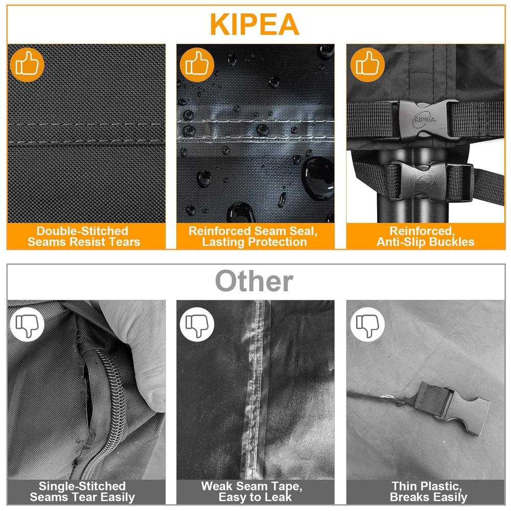 Kipiea cover protecting stacked wood in snowy outdoor setting