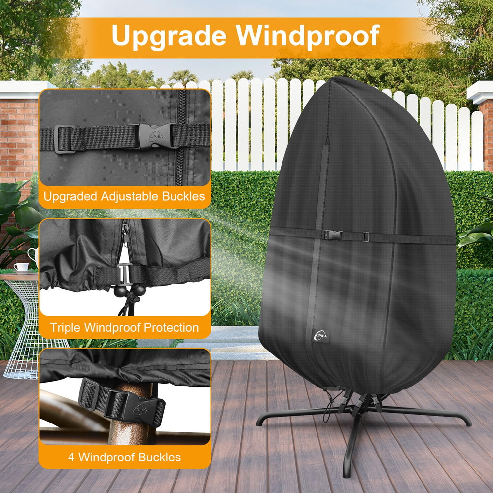 Kipiea cover beside measuring tape illustrating fit up to 45 inches