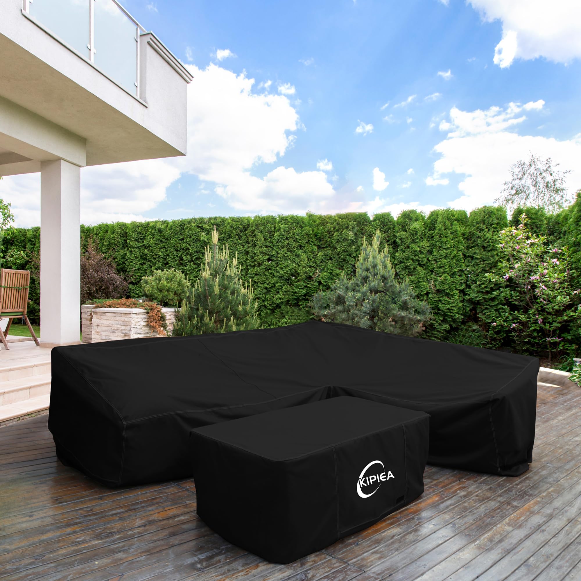 Kipiea compact storage bag with folded cover for tidy storage