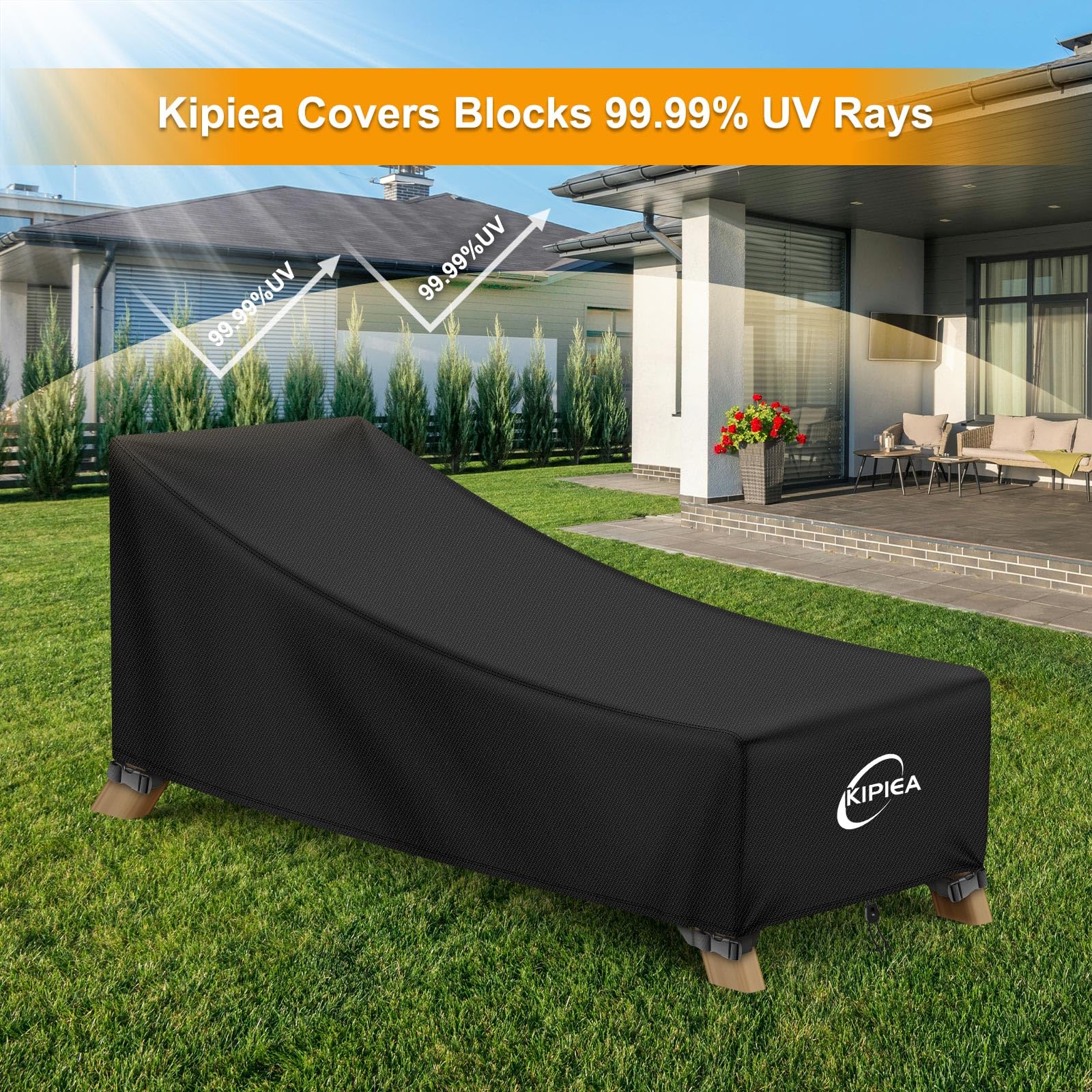 Kipiea storage bag with folded cover for compact off-season storage