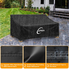 Kipiea water beading on surface demonstrating waterproof performance