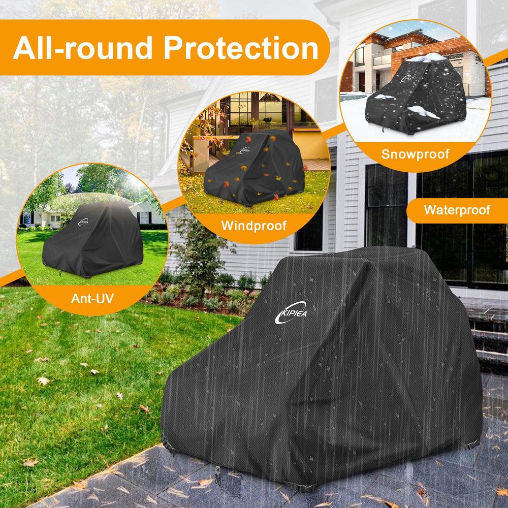 Kipiea cover repelling water droplets, reliable waterproofing