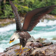 Kircust front view showing lifelike eagle form and strong focal presence