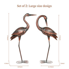 Kircust heron raised head profile demonstrating tall, eye-catching presence