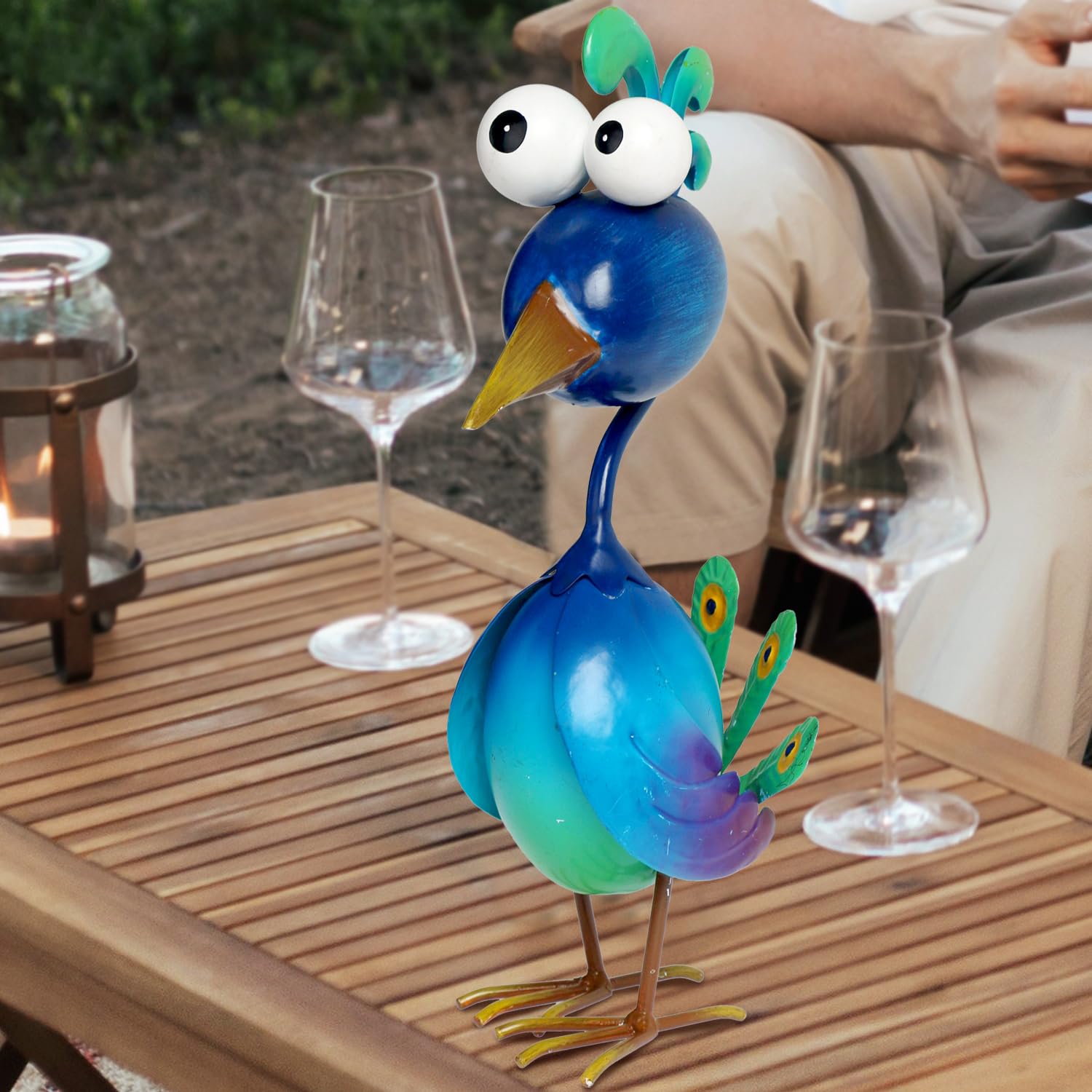 Kircust peacock evening lit ambience creating mood lighting for gatherings