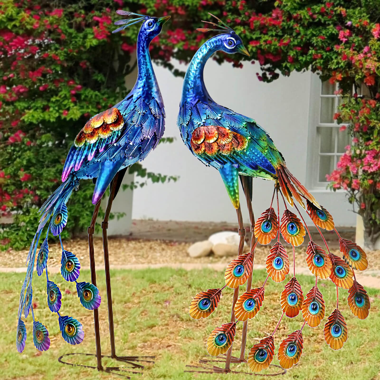 Kircust peacock packaging and parts demonstrating easy assembly